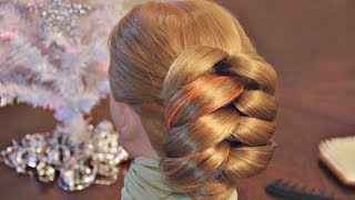 Широкая псевдокоса | Авторские причёски | Лена Роговая | Hairstyles by REM | Copyright ©