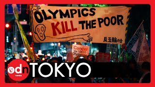 Olympics Opening Ceremony PROTEST in Tokyo as 2020 Games Begin