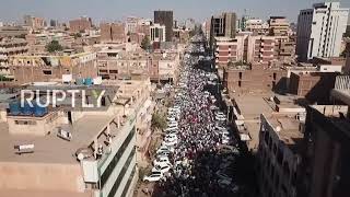 Sudan: Tear gas flies as thousands protest military rule in Khartoum