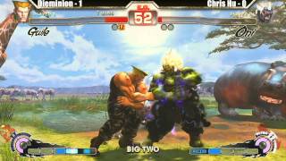 SSF4 AE 2012 Grand Finals Dieminion vs Chris Hu - Big Two #6 Tournament Sponsored by TGS