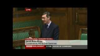 Jacob Rees Mogg wants M. Thatcher to be "deified" in House of Commons 21 February 2012