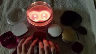 ? АСМР. Посукивания о баночки с кремом. Триггеры. ASMR.