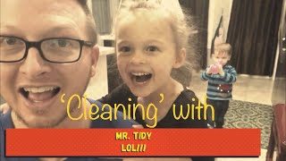 INTRODUCING MR TIDY | HOW NOT TO CLEAN | SUPER BIG TROUBLE | MOMS NIGHT OUT