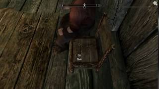 Skyrim Glitch: Alvor Sitting on Air