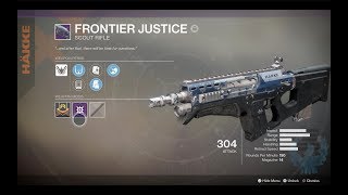Destiny 2:  Frontier Justice