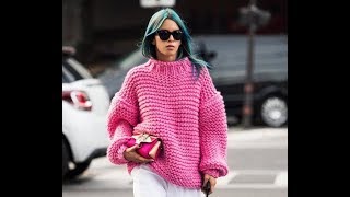 Пуловер Крупной Вязки Спицами - 2019 / Pullover Large Knitting Needles