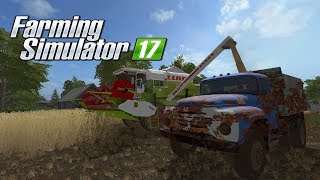 [ РП ] : • ПЕРВАЯ УБОРКА В КОЛХОЗЕ • FARMING SIMULATOR 17 •