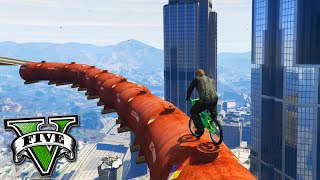 GTA V Online: SKILL TEST EXTREMO de BMX! - Profissionalidades #110
