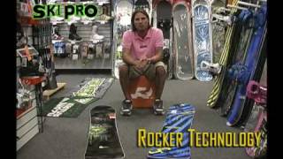 (skate banana) Camber and Reverse Camber snowboard technology