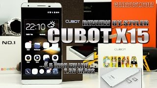 Cubot X15 (Review) 5.5" FHD, 2.5D Glass, CNC frame - Video by s7yler