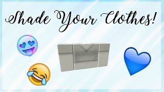 How To Shade Your Clothes On Roblox! | Speedpaint No. 1