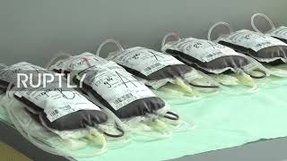 Poland: Sieradz residents donate blood for Ukrainian hospitals