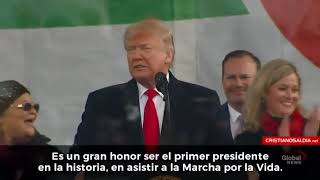 Presidente Trump participa en Marcha Pro Vida 2020 en Estados Unidos