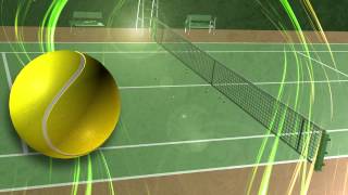 Фон для видеомонтажа Tennis Court Background