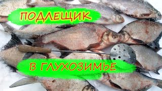ЛОВЛЯ ПОДЛЕЩИКА В ГЛУХОЗИМЬЕ. ХОРОШИЙ КЛЕВ. ЛОВЛЯ НА ЧЕРТА. 07.02.20.