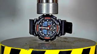 ГИДРАВЛИЧЕСКИЙ ПРЕСС ПРОТИВ G-SHOCK КАКИЕ ЧАСЫ КРЕПЧЕ ОРИГИНАЛ ИЛИ КОПИЯ