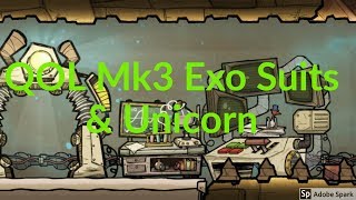 QOL Mk3, 6 Atmo suits and a Unicorn : Oxygen not included