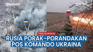 Pos Komando dan Observasi Ukraina di Kupyansk Luluh Lantak Dihantam Pasukan Barat Rusia