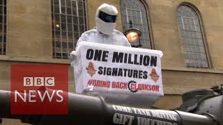 'The Stig' delivers Jeremy Clarkson petition - BBC News