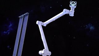 The robotic arm on the China Space Station