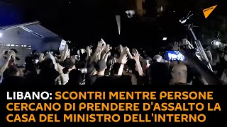 Libano: scontri mentre persone cercano di prendere d'assalto la casa del ministro dell'Interno