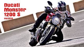 Ducati Monster 1200 S my2014 live on road