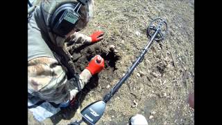 MARCH 18 2014 HILLS IOWA Metat Detecting Dig Huge Iron