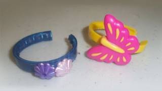 Cómo hacer un cintillo / diadema para muñecas - manualidadesconninos