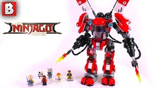 LEGO Ninjago Movie Fire Mech Set 70615! | Unbox Build Time Lapse Review