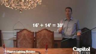 5 Biggest Lighting Mistakes - Fixture Size and Placement