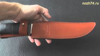 Нож Атаман (Кожа, ЭИ-107) - www.nozh74.ru