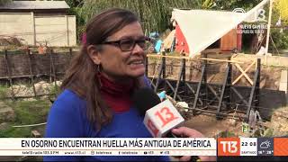 En Osorno se encuentra la huella humana más antigua de América