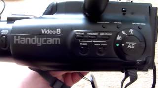 Sony CCD-FX300E and SAMSUNG VP-J50 Camcorders 8mm