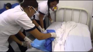 Como realizar un tendido de cama hospitalario