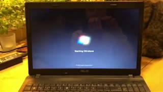 ? ВОССТАНОВЛЕНИЕ ДО ЗАВОДСКИХ НАСТРОЕК ? ASUS X54C Windows 7