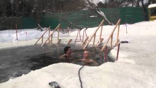 Моржевание Андрей Монахов, Максим Дьяков Winter swimming