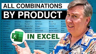Excel All Combinations Using Power Query - 2424