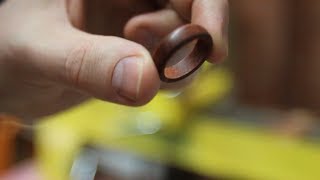 002 - Turning scrap wood into a ring