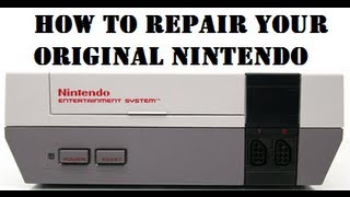 How to Clean & Repair a Nintendo NES System & 72 Pin Adaptor