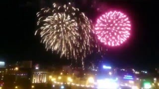 Салют 9 мая: Оперный театр г.Новосибирск