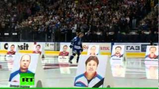 Hasta siempre, Lokomotiv! Ceremonia fúnebre se celebra en Minsk