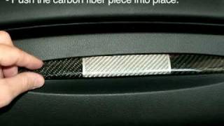 Mercedes Benz CLK 'Black Series' Glovebox Trim Installation by MAcarbon