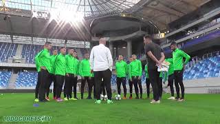 Лудогорец U19 проведе тренировка преди двубоя със Слован