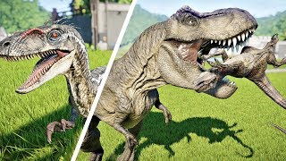 ラプトルの全シリーズスキンとティラノの新キルモーションが神すぎる！【ジュラシックワールドエボリューション】
