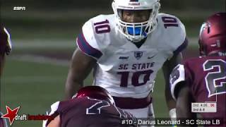 Darius Leonard (South Carolina State) vs NC Central 2017