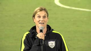 Ellis '88 returns to the Tribe soccer field