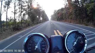 CB900 Hornet  top speed  ( Sun )