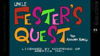 Fester's Quest - 8 bit game