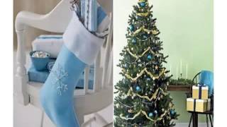 Blaue weihnachtsdekoration