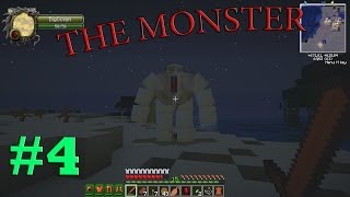 #4 Страшные приключения в Minecraft - МОНСТР ОГРОМНЫЙ